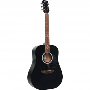 JET JD-255 BKS - акустическая гитара, дредноут, верхняя дека - ель, корпус - красное дерево