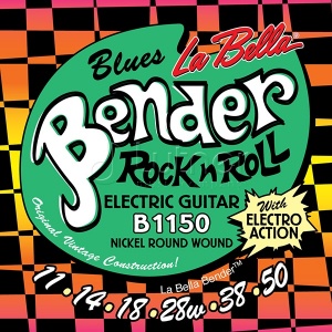 La Bella B1150 The Bender Blues Комплект струн для электрогитары, никелированные, 11-50