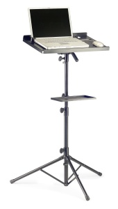 STAGG COS 10 BK - стойка для ноутбука и мидиклавиатуры, размеры столов: большого 55.5 x 33.5 cm