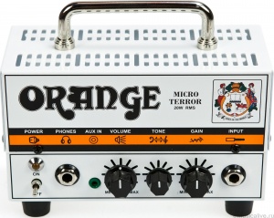 Orange MT20 Усилитель гитарный "голова" Micro Terror, 20Вт, вход для мр3/CD