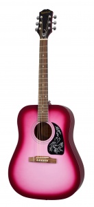 EPIPHONE Starling Hot Pink Pearl акустическая гитара, цвет розовый фейд